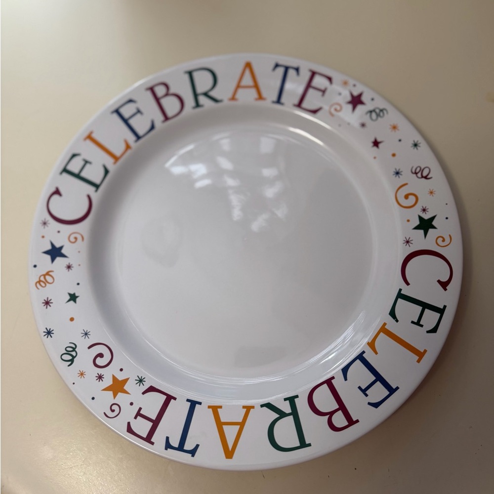 Pampered Chef Celebrate Plate